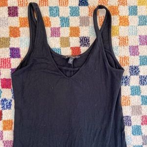 Maxi dress with side slit